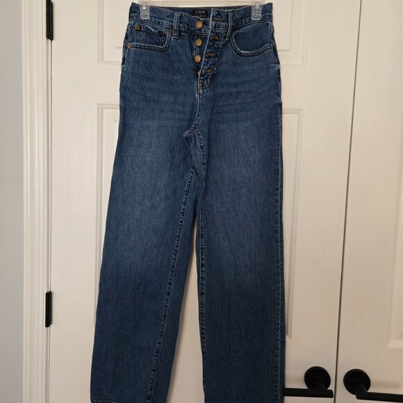 J. Crew Women's Full-length Wide-leg Jeans Size 26 - Picture 1 of 7